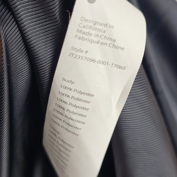 Fabletics Teddy Long Coat Khloe Kardashian Collaboration Size XL - Picture 10 of 11